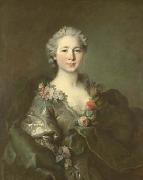 Louis Tocque Portrait of mademoiselle de Coislin Spain oil painting artist